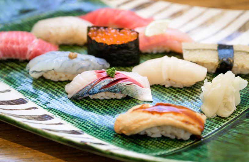握り寿司の盛り合わせ